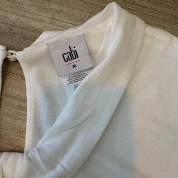 Cabi White Sleeveless and Short Sleeve Blouses set cute workwear medium - Picture 4 of 7